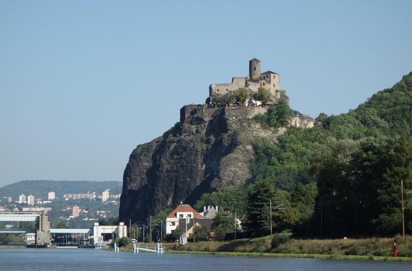 Hrad Střekov, Ústí nad Labem, Czech Republic (Czechia)